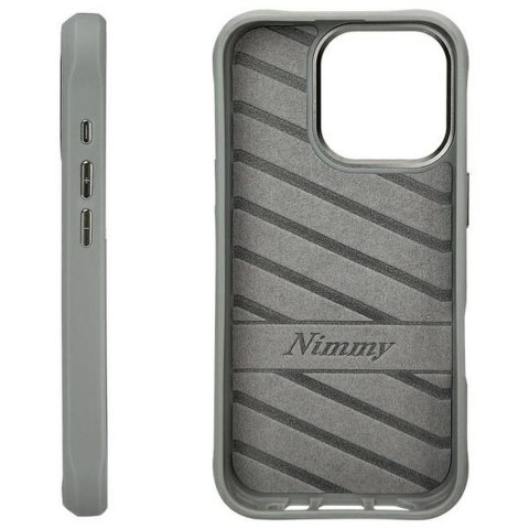 NIMMY futerał GLASSES COOL CAT do IPHONE 16 Pro Max szary