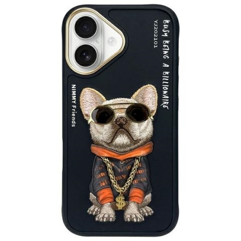 NIMMY futerał GLASSES COOL DOG do IPHONE 16 czarny