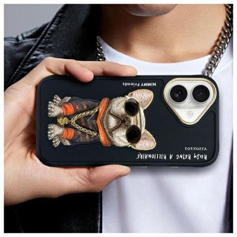 NIMMY futerał GLASSES COOL DOG do IPHONE 16 czarny