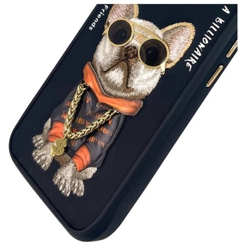 NIMMY futerał GLASSES COOL DOG do IPHONE 16 czarny