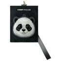NIMMY portfel na karty BIG EYED PET 2.0 Panda czarny