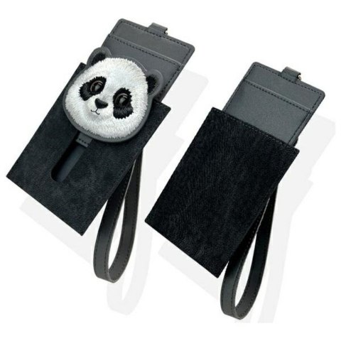 NIMMY portfel na karty BIG EYED PET 2.0 Panda czarny