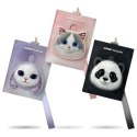 NIMMY portfel na karty BIG EYED PET 2.0 Panda czarny
