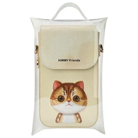 Etui na telefon Nimmy Big Eyed Pet 2.0 cat khaki