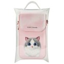 Etui na telefon Nimmy Big Eyed Pet 2.0 cat różowe