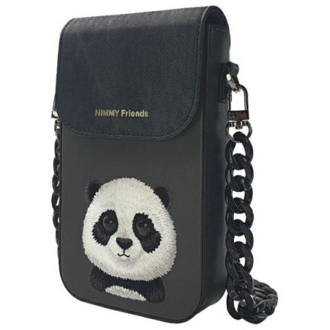 Etui na telefon Nimmy Big Eyed Pet 2.0 panda czarne