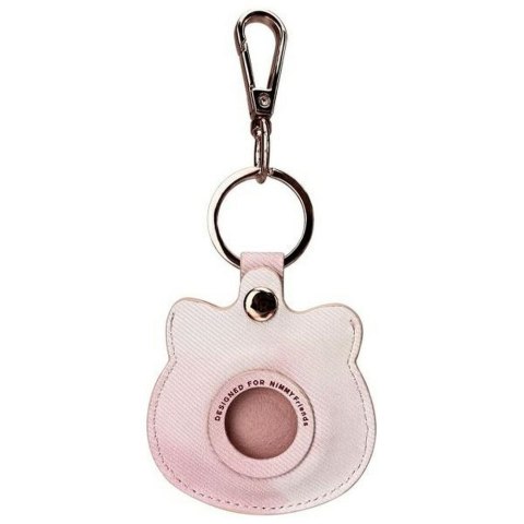 Etui na telefon portfel torebka zewstaw 3w1 Nimmy Big Eyed Pet 2.0 Cat różowe