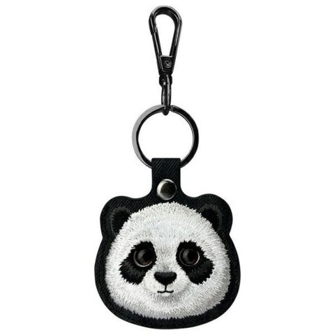 Etui na telefon portfel torebka zewstaw 3w1 Nimmy Big Eyed Pet 2.0 panda czarne