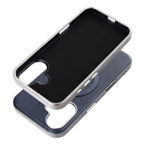 Etui na iPhone 11 Gentleman Mag Cover zgodne z MagSafe granatowe