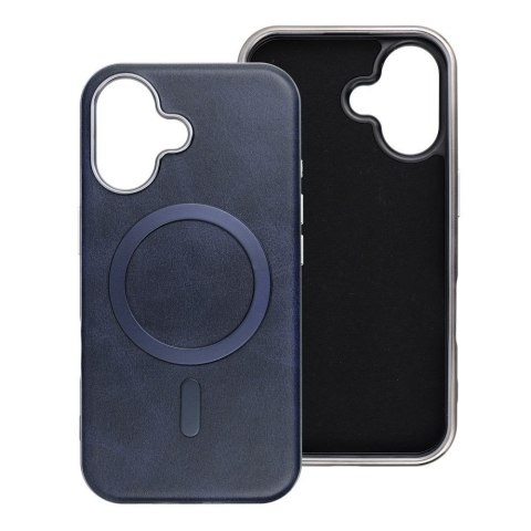 Etui na iPhone 12 Gentleman Mag Cover zgodne z MagSafe granatowe