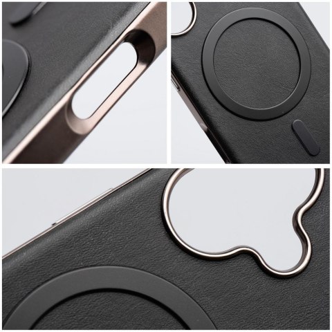 Etui na iPhone 12 PRO Gentleman Mag Cover zgodne z MagSafe czarne