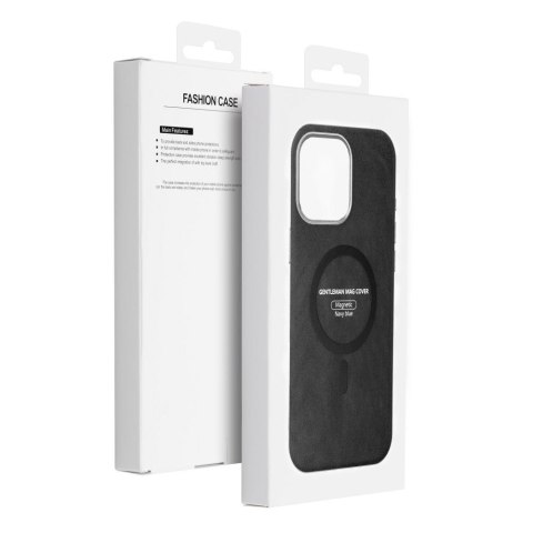 Etui na iPhone 12 PRO Gentleman Mag Cover zgodne z MagSafe czarne