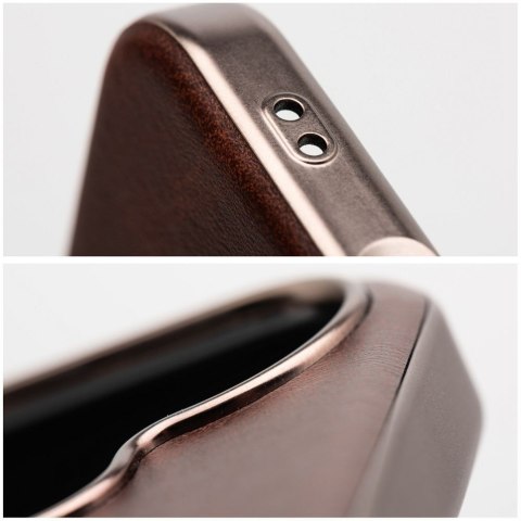 Etui na iPhone 15 Gentleman Mag Cover zgodne z MagSafe brązowe