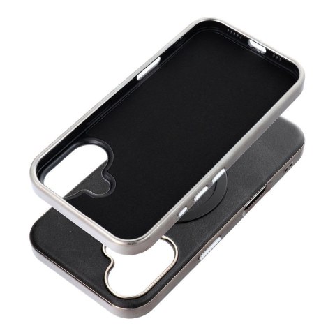 Etui na iPhone 15 PRO Gentleman Mag Cover zgodne z MagSafe czarne