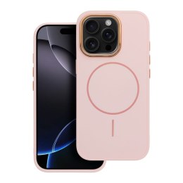 Etui na iPhone 11 Frame Mag Cover zgodne z MagSafe pudrowy róż