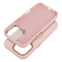 Etui na iPhone 11 Frame Mag Cover zgodne z MagSafe pudrowy róż