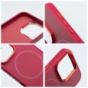 Etui na iPhone 12 PRO Frame Mag Cover zgodne z MagSafe magenta
