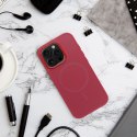 Etui na iPhone 12 PRO Frame Mag Cover zgodne z MagSafe magenta
