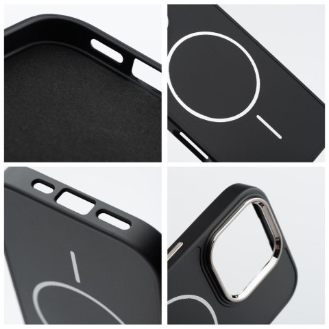 Etui na iPhone 17 AIR Frame Mag Cover zgodne z MagSafe czarne