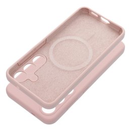 Etui na Honor 400 SMART Silicone 2mm (camera protection) zgodne z MagSafe pudrowy różowe