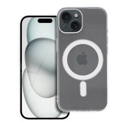 Etui na iPhone 15 Clear Case 2 mm Mag Cover zgodne z MagSafe (camera protection) transparentne