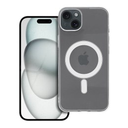Etui na iPhone 15 PLUS Clear Case 2 mm Mag Cover zgodne z MagSafe (camera protection) transparentne