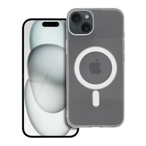Etui na iPhone 15 PLUS Clear Case 2 mm Mag Cover zgodne z MagSafe (camera protection) transparentne