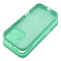 Etui na iPhone 16 PRO MAX Silicone 2mm (camera protection) zgodne z MagSafe miętowe