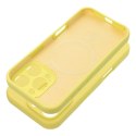 Etui na iPhone 17 Pro / 18 Pro (low camera edge) Silicone 2mm (camera protection) zgodne z MagSafe żółte