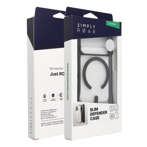 ROAR futerał SLIM DEFENDER kompatybilny z MagSafe do IPHONE 15 Pro czarny