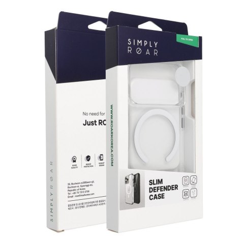 ROAR futerał SLIM DEFENDER kompatybilny z MagSafe do IPHONE 15 Pro transparentny