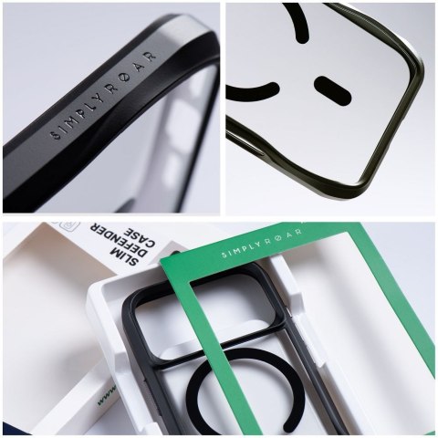 ROAR futerał SLIM DEFENDER kompatybilny z MagSafe do IPHONE 16 czarny