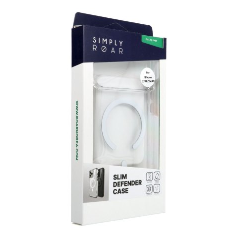 ROAR futerał SLIM DEFENDER kompatybilny z MagSafe do IPHONE 17 Pro Max / 18 Pro Max transparentny