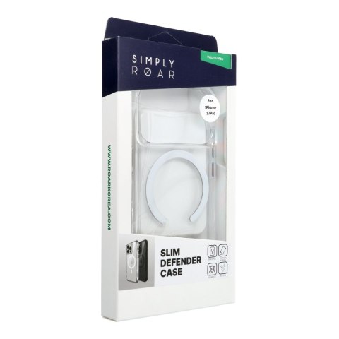 ROAR futerał SLIM DEFENDER kompatybilny z MagSafe do IPHONE 17 Pro / 18 Pro transparentny