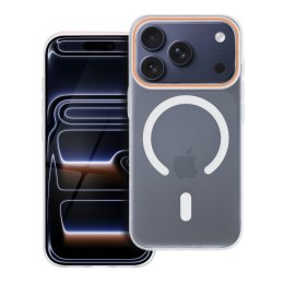 Etui na iPhone 17 Go Orange zgodne z MagSafe transparentne