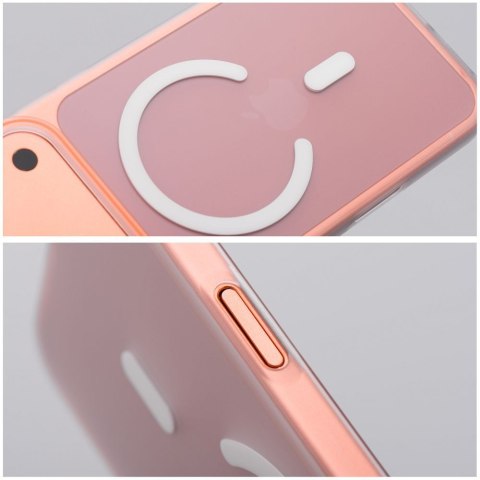 Etui na iPhone 17 Go Orange zgodne z MagSafe transparentne