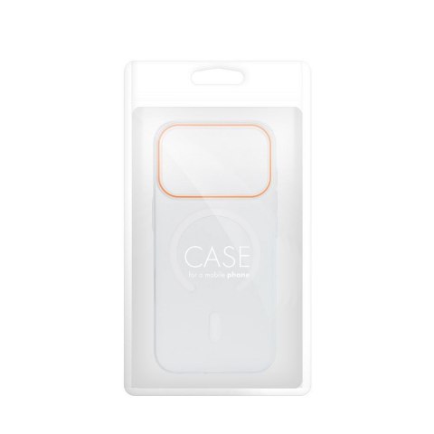 Etui na iPhone 17 Go Orange zgodne z MagSafe transparentne