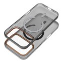 Etui na iPhone 17 Pro / 18 Pro (low camera edge) Go Orange zgodne z MagSafe czarne