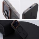 Etui na iPhone 17 Pro Max / 18 Pro Max (low camera edge) Go Orange zgodne z MagSafe czarne