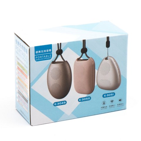 Głośnik bezprzewodowy E-3049 3W 500mah srebrny