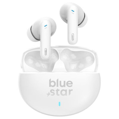 Słuchawki bezprzewodowe douszne Blue Star Zen ANC + ENC TX5 TWS białe
