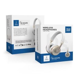Słuchawki bezprzewodowe nauszne Blue Star BH02 białe