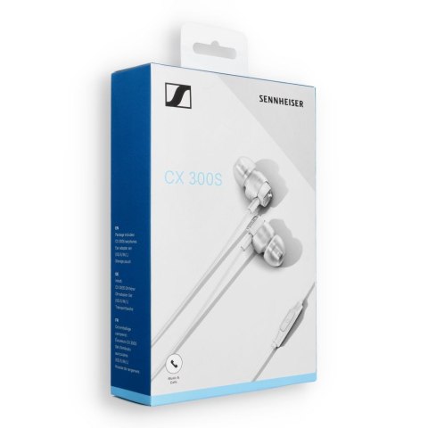 Słuchawki przewodowe douszne Jack 3,5 mm Sennheiser CX 300S białe