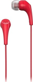 Słuchawki przewodowe douszne z mikrofonem MOTOROLA Ear Buds 2-S czerwone