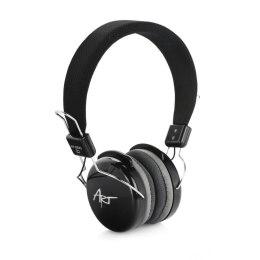 Słuchawki przewodowe nauszne Jack 3,5 mm Art AP-60MD czarne