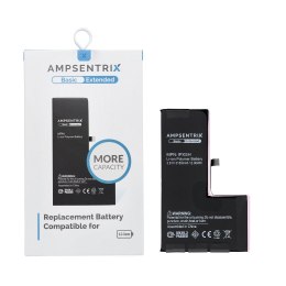AmpSentrix Basic bateria do iPhone XS (zwiększona pojemność 3150 mAh)
