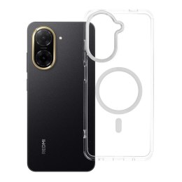 Etui na Xiaomi Redmi A5 Frame Clear Hybrid Mag Cover zgodny z MagSafe transparentne