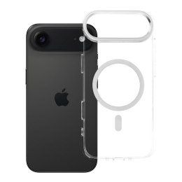Etui na iPhone 17 AIR Frame Clear Hybrid Mag Cover zgodny z MagSafe transparentne