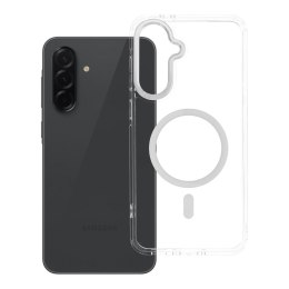 Etui na Samsung A36 Frame Clear Hybrid Mag Cover zgodny z MagSafe transparentne