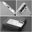 Etui na Samsung A37 Frame Cleear Hybrid Mag Cover zgodny z MagSafe transparentne
